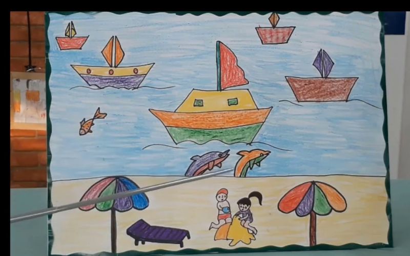 Vẽ Chiếc Thuyền Ngoài Xa, Tô Màu Thuyền Buồm Sắc Màu - Coloring Boat #tomau  #betapve #coloring - YouTube