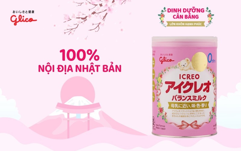 Sữa Glico- Sữa dinh dưỡng đến từ Nhật Bản