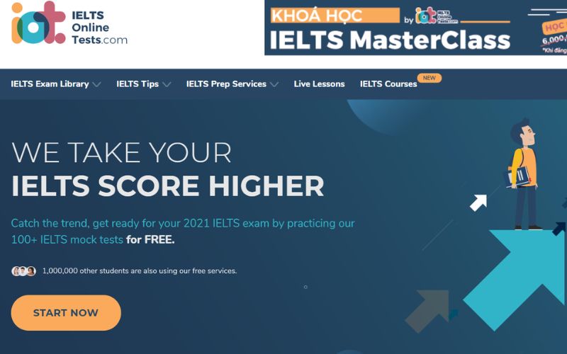 Website luyện thi IELTS Online Test