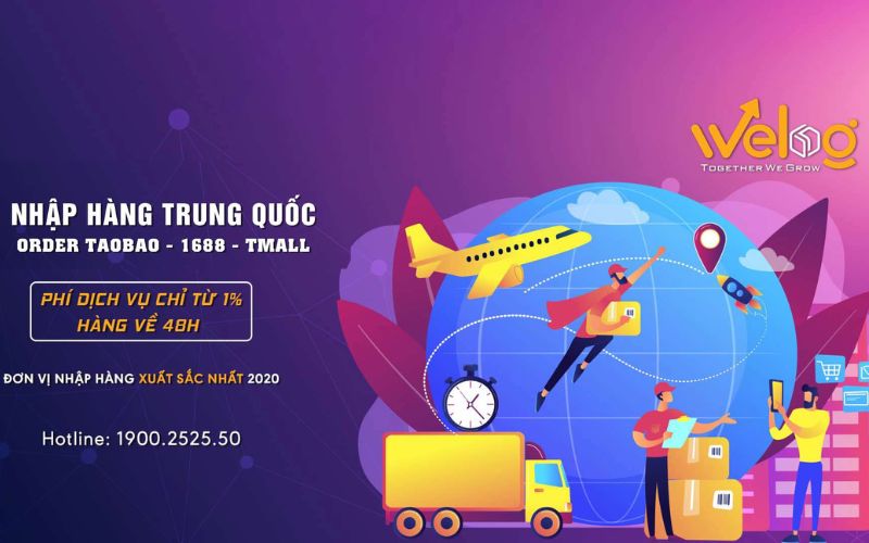 đơn vị nhập hàng hộ uy tín Welog logistics