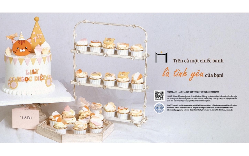 bánh sinh nhật madi