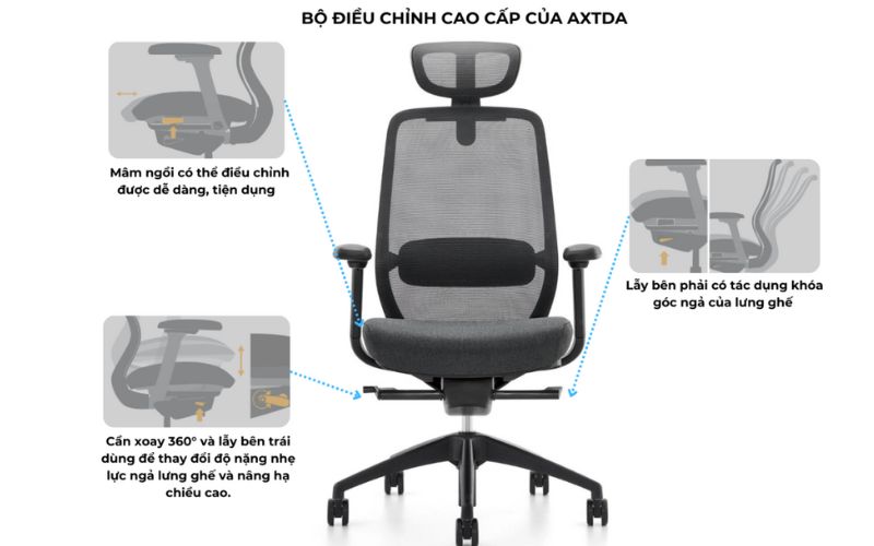 Ghế xoay văn phòng AXTDA